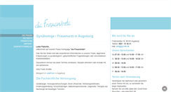 Desktop Screenshot of die-frauenaerzte-augsburg.de